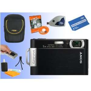  Sony DSC T200 (Black) Digital Camera Kit 1GB Pro DUO 