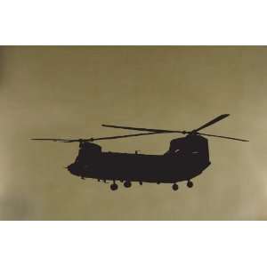    Vinyl Wall Decal Sticker Chinook Helicopter 