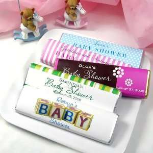  Personalized Baby Shower Chocolate Bars: Health & Personal 