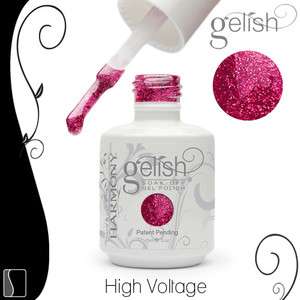 Gelish Soak Off 0.5 oz High Voltage Gel Nail Color UV Manicure Harmony 