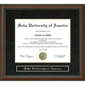  Soka University of America (SUA) Diploma Frame: Sports 