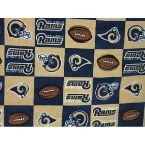   St. Louis Rams NFL Polar Fleece Fabric By the Yard: Kitchen & Dining