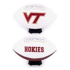  Virginia Tech Hokies Embroidered Foto Football