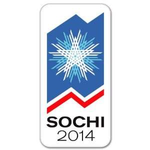  Sochi 2014 Winter Olympics bumper sticker decal 3 x 6 