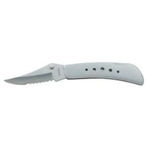 Maxam Lockback Knife Half Serrated Blade 420 Surgical Stainless Steel 