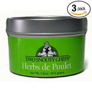 Two Snooty Chefs Herbs De Poulet Oo la la Gourmet Spice Blend, 1.5 