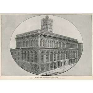 1893 Print Produce Exchange Building New York City NYC 
