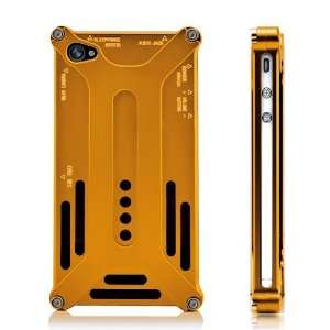  Style Diagonal Aluminum Bumper For iPhone 4 and 4S GOLD Electronics