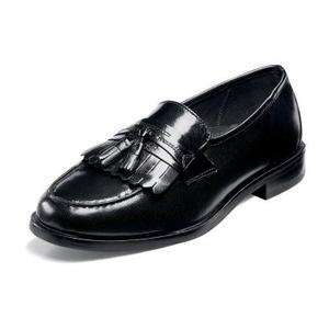 Nunn Bush MANNING Black Leather Mens Slip On Loafer Dress Shoes 83554 