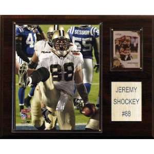  NFL Jeremy Shockey New Orleans Saints Player Plaque 