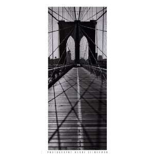   Brooklyn Bridge   Poster by Henri Silberman (9x19.5)