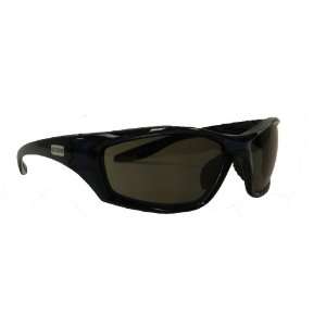  17900 8200 High Impact Safety Glasses, Dark Blue Frame with Smoke Lens