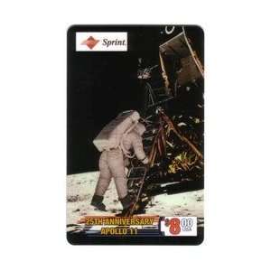 Collectible Phone Card $8. NASA 25th Anniv of Apollo 11 Lunar Landing 