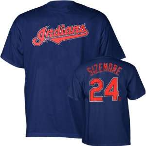 Grady Sizemore Cleveland Indians Big & Tall Name & Number Tee:  