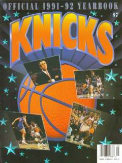 1991 92 New York Knicks Yearbook    Ewing  