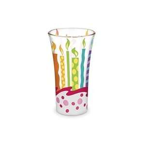   Birthday Hand Painted Shot Glass   Gift Boxed: Kitchen & Dining