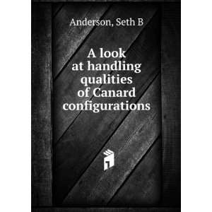   at handling qualities of Canard configurations Seth B Anderson Books