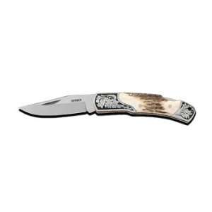  Gerber Legendary Blades Stockman DBL Bolster Stag Knife (2 