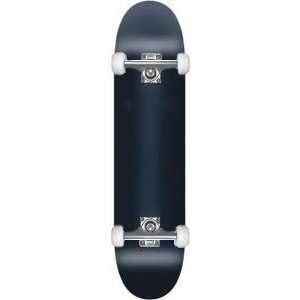 Yocaher Skateboard: Punked Black   7.5 Sale w/Raw Trucks 