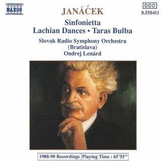 Janácek Sinfonietta; Lachian Dances; Taras Bulba Audio CD ~ Leos 