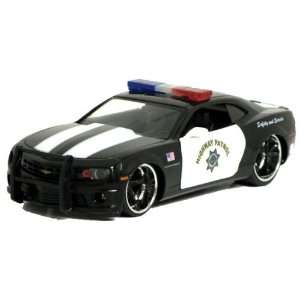  JADA 1/24 2010 Camaro SS Highway Patrol Police Car Toys 