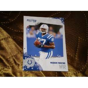  Reggie Wayne 2010 Score NFL Card #130 (Colts) Everything 