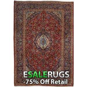  8 1 x 11 5 Kashan Hand Knotted Persian rug