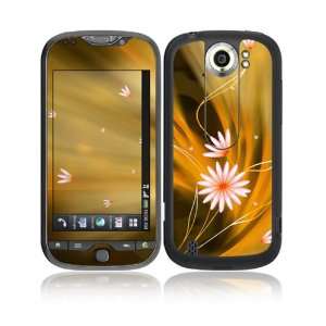  Flame Flowers Decorative Skin Cover Decal Sticker for HTC 