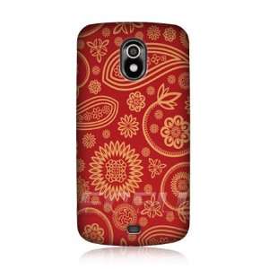 Ecell   HEAD CASE DESIGNS RED PAISLEY PATTERN BACK CASE FOR SAMSUNG 