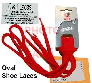 NEW SOF SOLE Oval Athletic Shoe Laces 45 (7 8 Eyelets)  