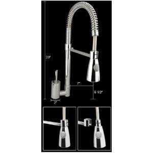   Pull Out Kitchen Faucet Sprayer Bar Polished Chrome