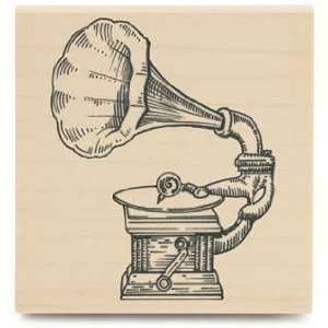  Phonograph   Rubber Stamps: Arts, Crafts & Sewing