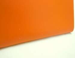 HERMES Leather Shoulder Pochette ONIMAITOU Orange with Dust Bag Purse 