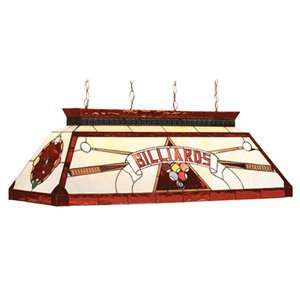  RAM 44 Long Stained Glass Billiards Light   Red Sports 