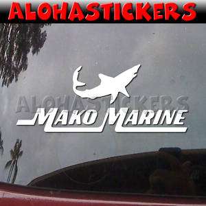 MAKO MARINE Vinyl Decal Car Boat Shark Sticker OC19  