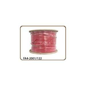   Cable Shielded FPLP CMP 12AWG 2 Conductor PVC 1000 FT Red Electronics