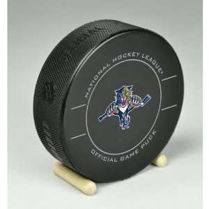   Panthers Broken Stick Official Game Puck Official