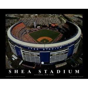  Unframed Shea Stadium New York Mets Large Aerial Print 