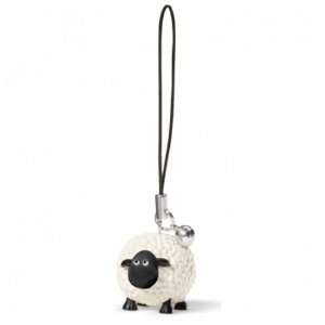  Shaun the Sheep Mascot Cell Phone Charm (Shirley): Toys 