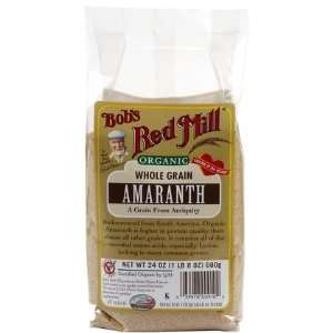  Bobs Red Mill Organic Amaranth Grain, 24 oz (Quantity of 