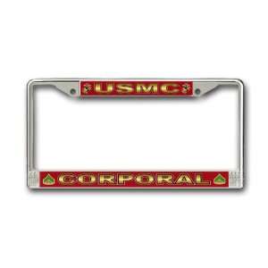  US Marine Corps Corporal License Plate Frame: Everything 