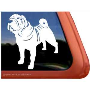  Shar Pei ~ High Quality Vinyl Dog Window Decal: Automotive