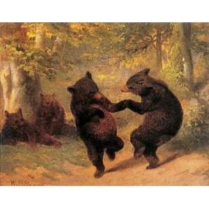  Dancing Bears   Poster by William Beard (32x26)