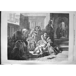    1857 JUDGES COURT ROOM PEOPLE WAITING VERDICT SCENE