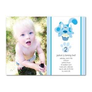  Birthday Party Invitations   Blues Clues: Cupcake Chow By 