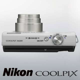 New Boxed Nikon Coolpix S6200 Digital Camera White  