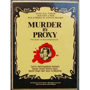    Murder Mystery Party Kit from 1982   Murder By Proxy Toys & Games