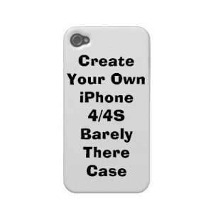  Create Your Own iPhone 4/4S Barely There Iphone 4 Case 