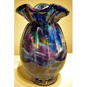 SACRED RAINBOW Cremation Glass Urn 