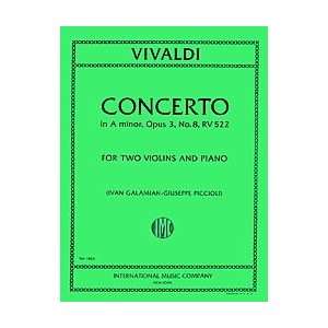  Concerto in A minor, RV 522 Musical Instruments
